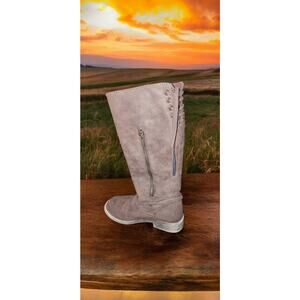 Stylish Knee-High Zip-Up Boots - Perfect for Any Occasion
